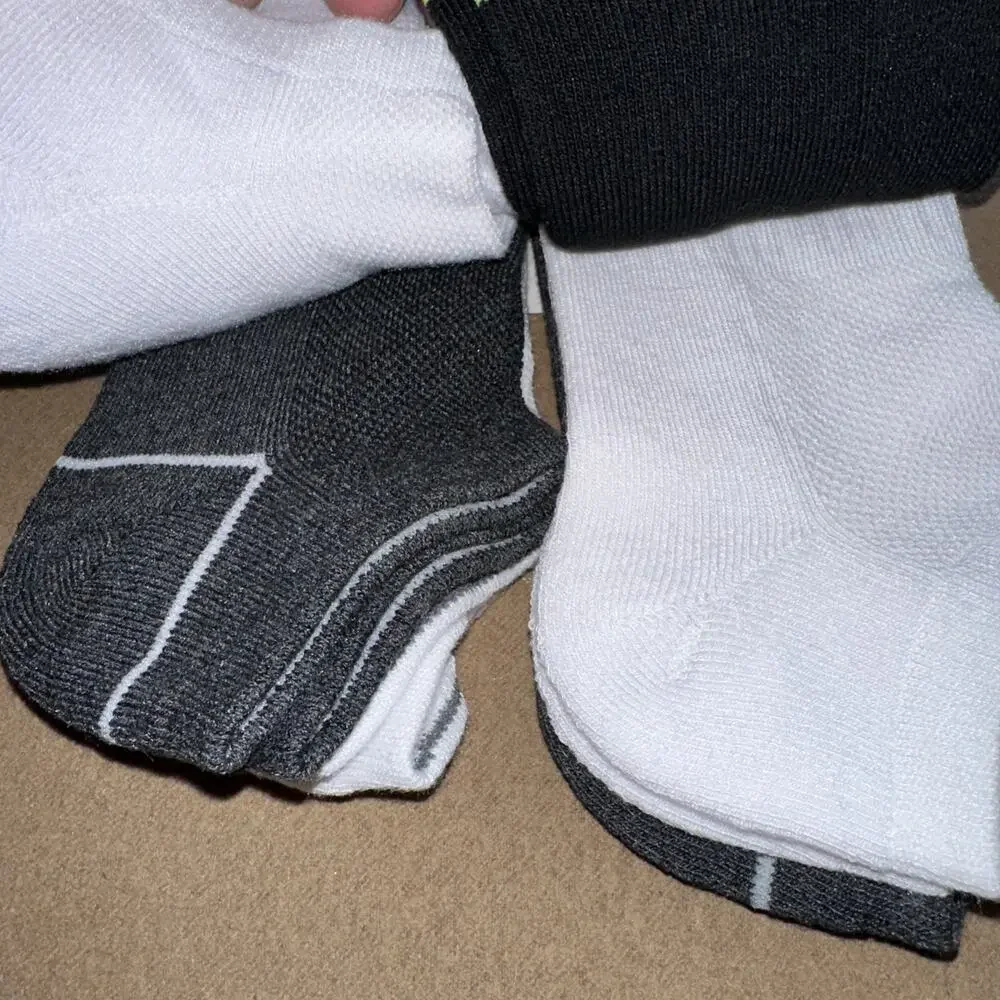 Reebok MEN'S SOCKS LOW CUT PERFORMANCE TRAINING 6-Pack SHOE SIZE 6-12.5